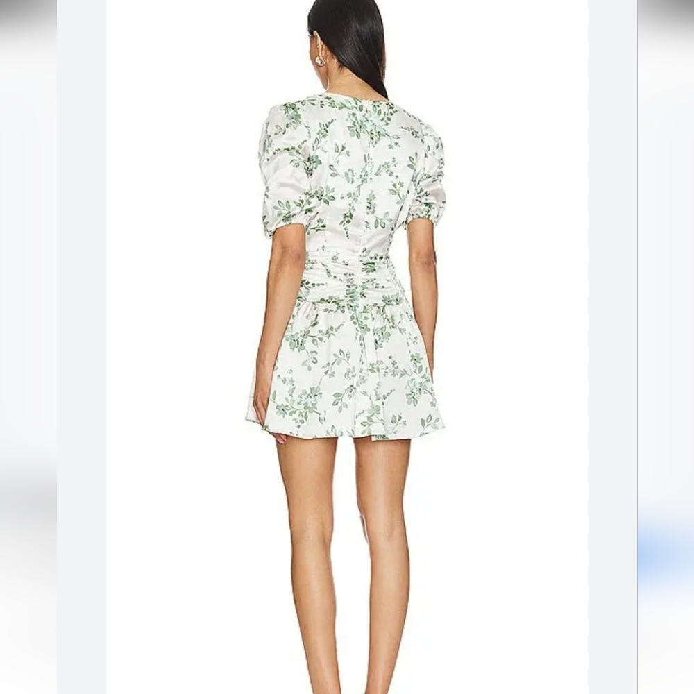 Misa Los Angeles Narcissa Dress in White Sage Botanica Size XS NWT Floral - Picture 3 of 8
